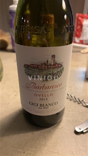 Piemonte Barbaresco Gigi Bianco Ovello 2015
