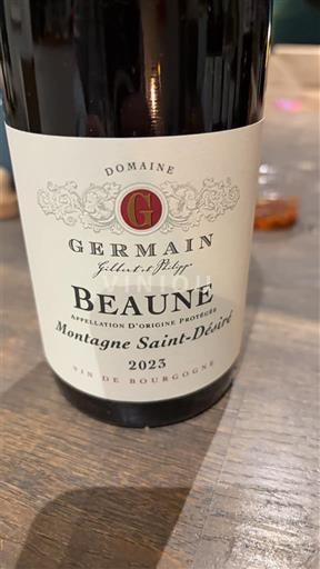 Borgoña Beaune Domaine Germain Montagne Saint-Désiré 2023