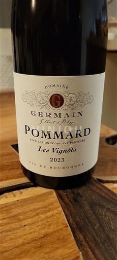 Burgundy Pommard Domaine Germain Les Vignots 2023