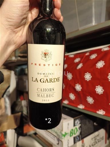 Jihozápad Cahors Domaine La Garde Prestige 2015