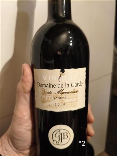 Jihozápad Cahors Domaine La Garde Momentum 2014