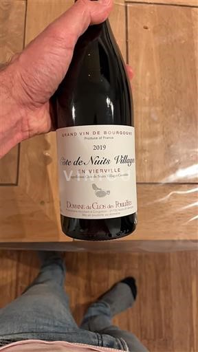 Burgundy Côte de Nuits Villages Domaine Clos des Poulettes En Vierville 2019