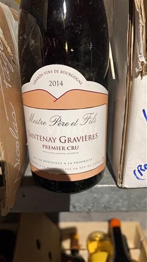 Bourgogne Santenay Premier Cru Mestre Père et Fils Gravières 2014