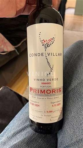 Portugal Vinho verde Conde Villar Primoris 2024