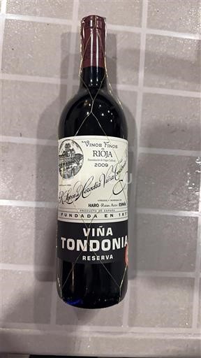 La Rioja Rioja Viña Tondonia Reserva 2009