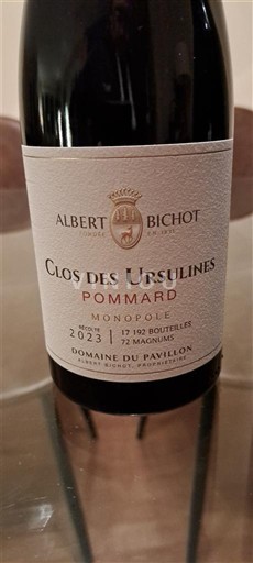 Borgoña Pommard Domaine Albert Bichot - Domaine du Pavillon Clos des Ursulines Monopole 2023