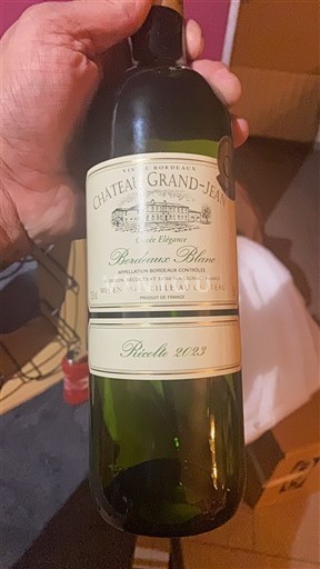 Bordeaux Bordeaux trắng Château Grand-Jean Elégance 2023