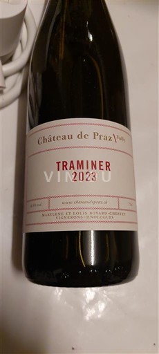 Fribourg Vully Château Praz Traminer 2023
