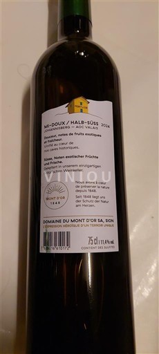 Valais Ikke specificeret Domaine Mont d'Or 2024