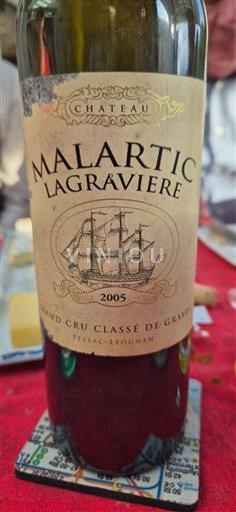 Bordeaux Pessac-Léognan Grand Cru Classé de Graves Château Malartic-Lagravière 2005