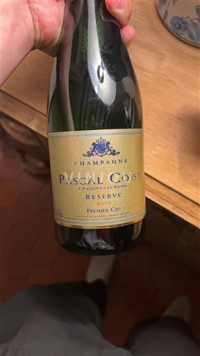 Peneča vina Blanc brut Réserve Pascal Cossy Non millésimé Francija Šampanja Ni doloceno AOC Premier Cru