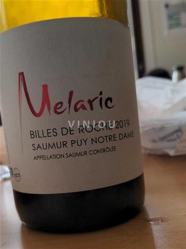 Thung lũng sông Loire Saumur Melaric Billes de Roche 2019