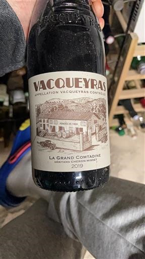 Rhône-dalen Vacqueyras Héritiers Cheron-Misset La Grand Comtadine 2019