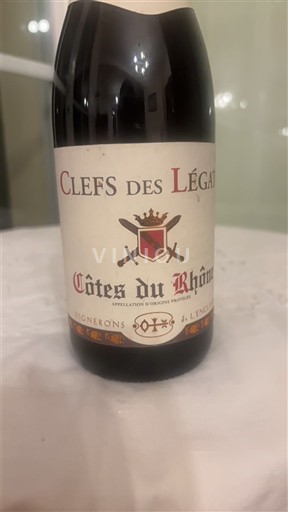 Rhônevallei Côtes-du-rhône Clefs des Légats 2022