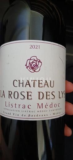 Bordeaux Listrac-Médoc Château La Rose des Lys 2021
