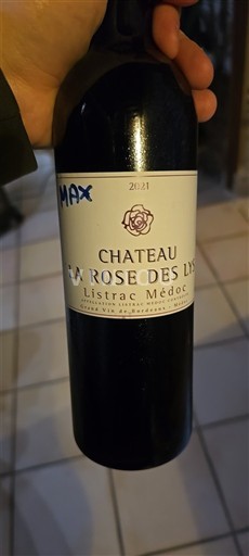 Бордо Лістрак-Медок Château La Rose des Lys 2021