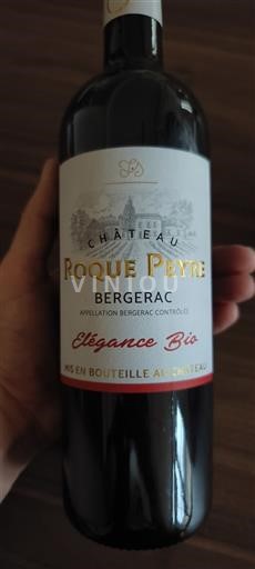 Lounais-Ranska Bergerac Château Roque Peyre Élégance Bio 2017