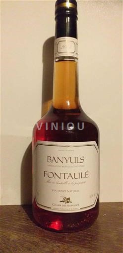 Roussillon Banyuls Cellier des Templiers Fontaulié Không niên vụ