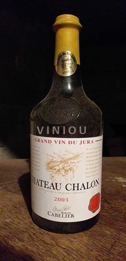Jura Château-Chalon Cabelier 2003