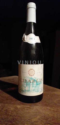 Burgundija Chablis Domaine Cécile Tremblay 2001