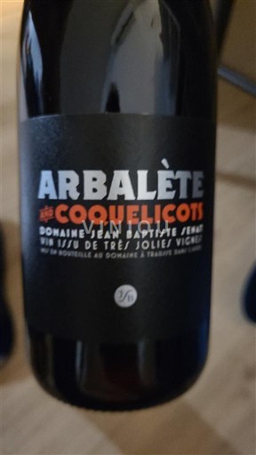 Languedoc Minervois Domaine Jean-Baptiste Sénat Arbalète & Coquelicots 2024