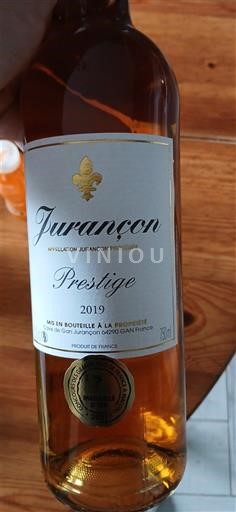 Sydväst Jurançon Grd. Jurançon Gan-Frongue Prestige 2019