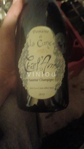 Loiren laakso Saumur-champigny Domaine La Cune Charp'Annes 2019