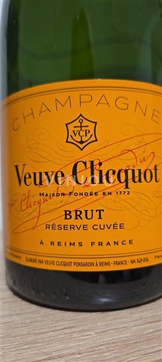 Champanhe Veuve Clicquot Brut Réserve Não Sazonado