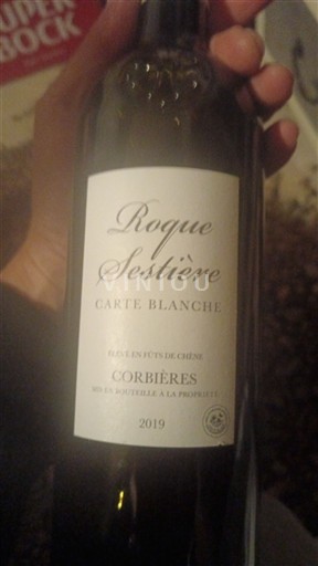 Languedoc Corbières Roque Sestière Carte Blanche 2019