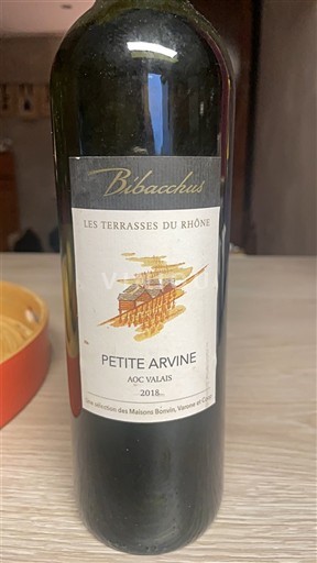 Valais Petite Arvine Bibacchus Les Terrasses du Rhône 2018