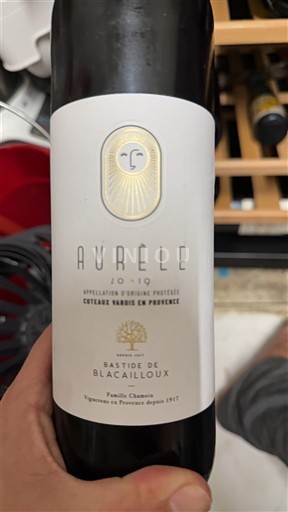 Provence Coteaux Varois en Provence Bastide de Blacailloux Aurèle 2019