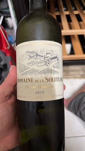 Bordeaux Pessac-Léognan Domaine La Solitude 2015