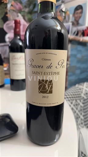 Burdeos Saint-Estèphe Château Graves de Pez 2012