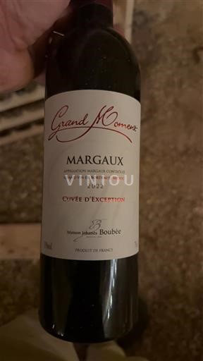 Bordeaux Margaux Maison Johannes Boubée Grand Moment d'Exception 2022