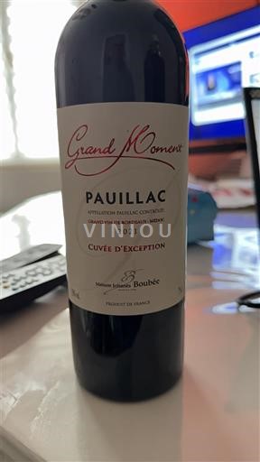 Bordeaux Pauillac Maison Louis Boubée Grand Moment d'Exception 2021