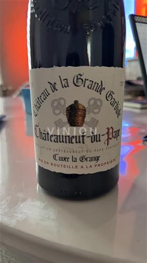 Rhônen laakso Châteauneuf-du-Pape Château La Gardine la Grange 2020