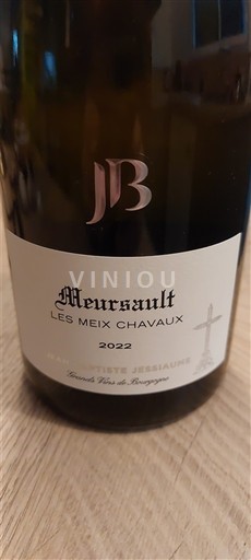 Bourgogne Meursault Domaine Jessiaume Les Meix Chavaux 2022