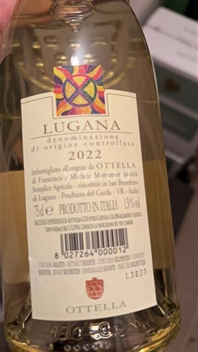 Lombardije Lugana Ottella 2022