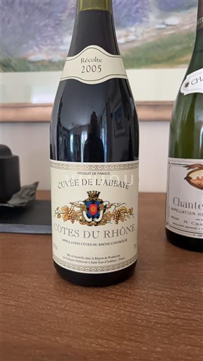 Valle del Rodano Côtes-du-Rhône Cuvée de l'Abbaye de l'Abbaye 2005