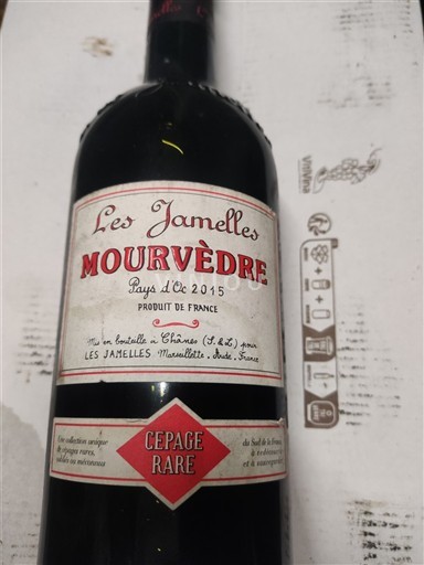 Languedoc và Roussillon Vùng đất Oc Les Jamelles Mourvèdre rangée 34 2015