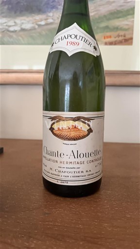 Рона Ермітаж M. Chapoutier Chante-Alouette 1989