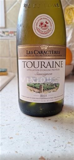 Vallée de la Loire Touraine Les Caractères Sauvignon 2021