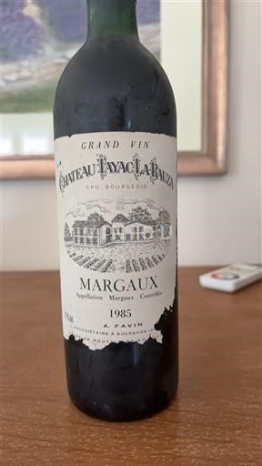 Bordeaux Margaux Château Tayac La Raux 1985