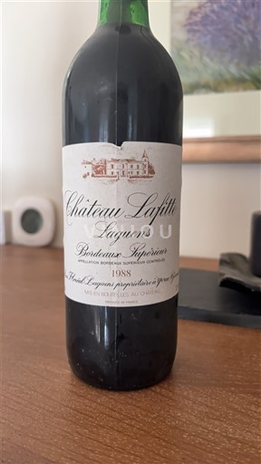 Bordeaux Bordeaux Supérieur Château Lafitte Laguen 1988