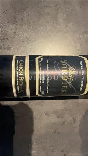 Bordeaux Canon-Fronsac Château Sorbier 2003