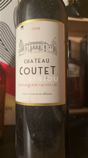 Бордо Сент-Емільйон Гран Крю Grand Cru Château Coutet 2008