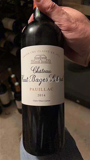 Bordeaux Pauillac Grand Cru Château Haut-Bages Libéral 2014