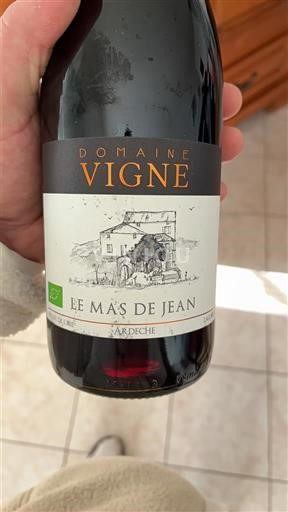 Alpe in reke Rona Ardeška. Domaine Vigne Le Mas de Jean Neleten.