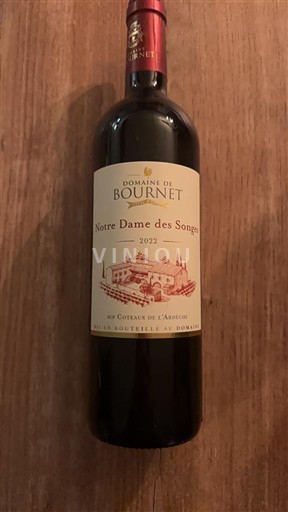 Alperna och Rhône-länderna Coteaux de l'Ardèche Domaine Bournet Notre Dame des Songes 2022