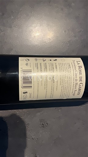 Bordeaux Côtes-de-blaye La Rose de Garon 2008